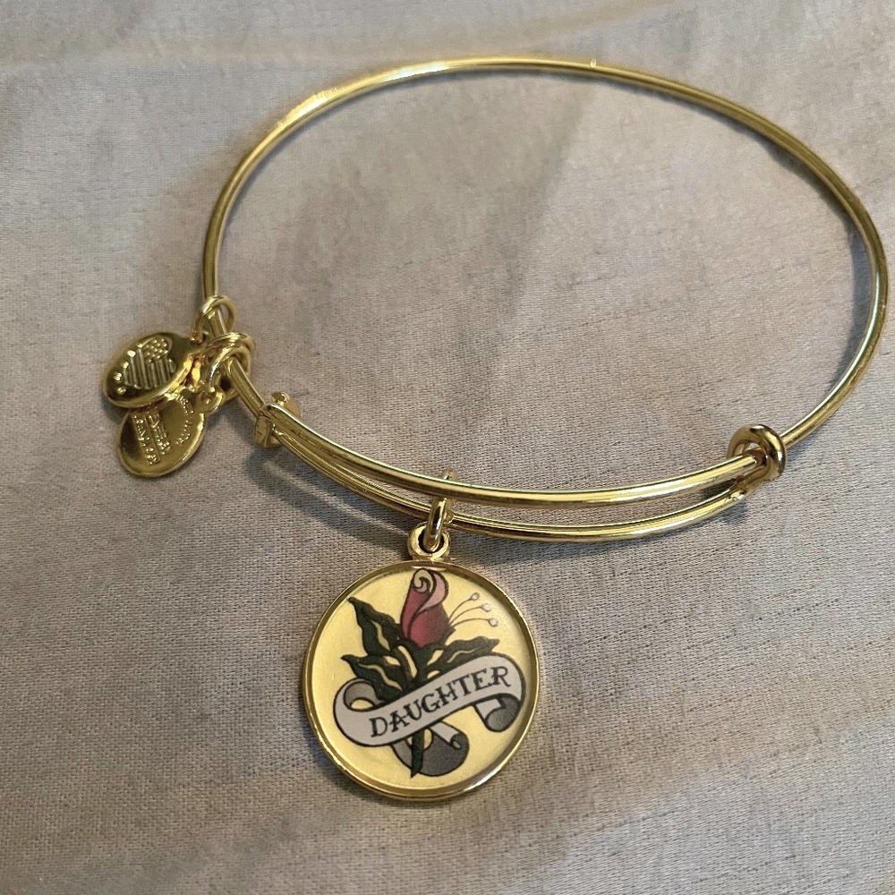 Alex and Ani "Daughter" Charm Bangle